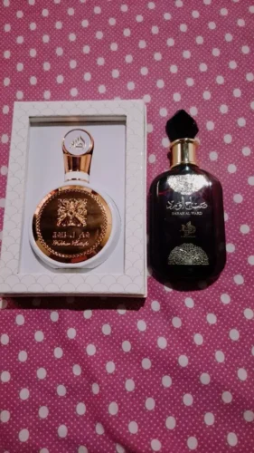 PROMOÇÃO COMPRE 1 LEVE 3 Frascos 150ml + BRINDE - Kit Sabah Al Ward + Lattafa Fakhar Rose e Royal Amber 150ml cada + Brinde Kit Aylla 4 Unidades photo review